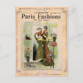 Paris Mode 2- vykort/inbjudan/OSA #18 Inbjudan Vykort