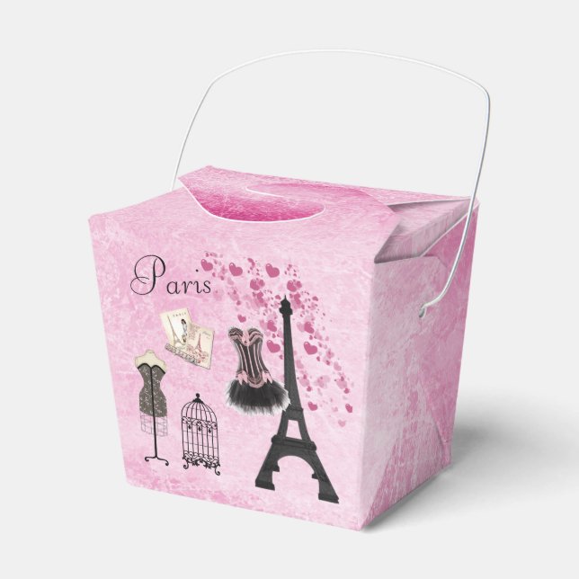Paris Mode Eiffel Torn Presentaskar (Framsidan Sidan)
