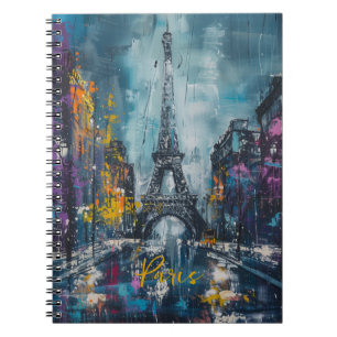 Paris Mode Natt Anteckningsbok
