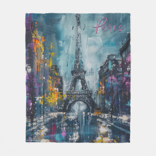 Paris Mode Natt Fleecefilt