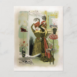 Paris Mode ~ Postcard / bjudan / OSA Inbjudan Vykort