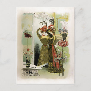 Paris Mode ~ Postcard / bjudan / OSA Inbjudan Vykort