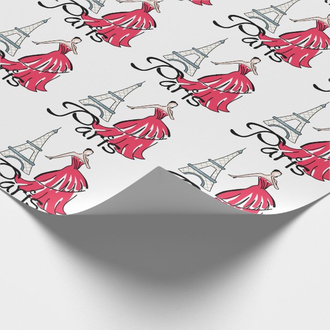 Paris Mode Presentpapper (Hörn)