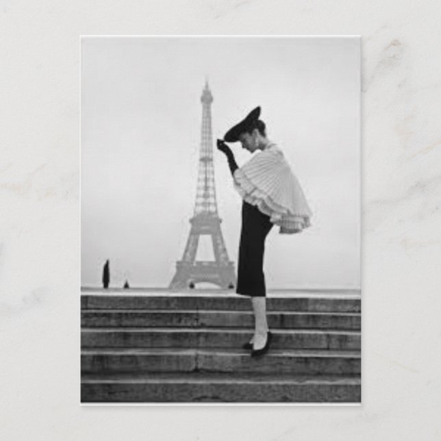 Paris Mode Vykort (Framsida)