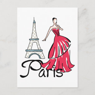 Paris Mode Vykort