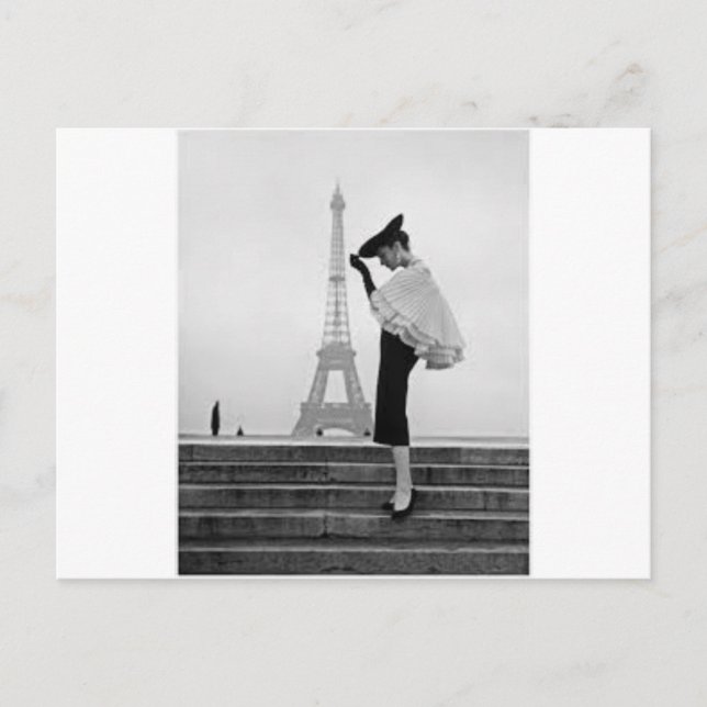 Paris Mode Vykort (Framsida)