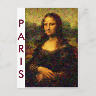 Paris Mona Lisa Vykort
