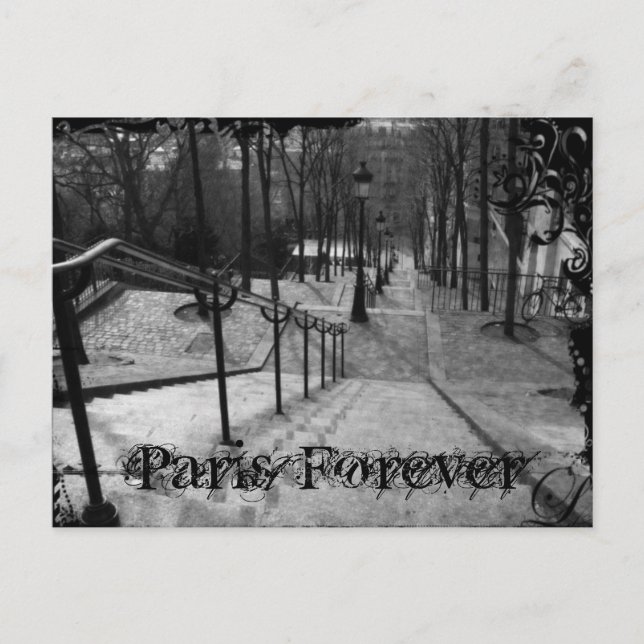 Paris - Montmartre Vykort (Framsida)