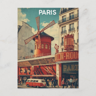 Paris Moulin Rouge Vykort