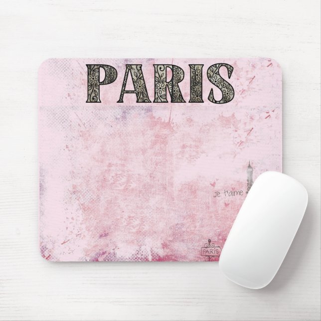 Paris Mouse Pad Musmatta (Med mus)