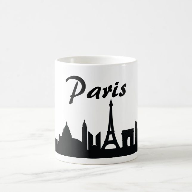 Paris mugg för frankrikeLandmarkgåva (Center)