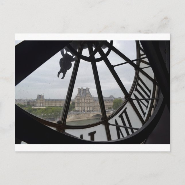 Paris- Museet de Orsay Clock_.jpg Vykort (Framsida)