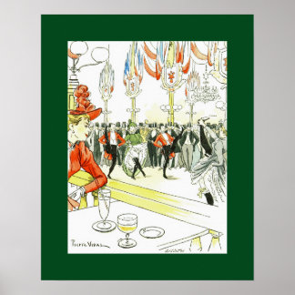 Paris Natt Life ~Pierre Vidal ~*Byt Mat Färg Poster