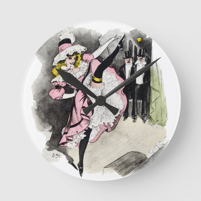 Paris Nightlife no.1 Rund Klocka (Framsida)