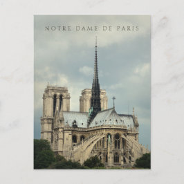 Paris Notre Dame Cathedral Vykort