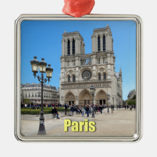 PARIS Notre Dame Julgransprydnad Metall