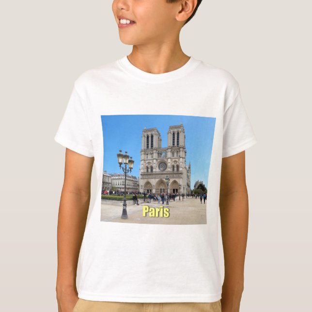 PARIS Notre Dame Tee Shirt (Framsida)