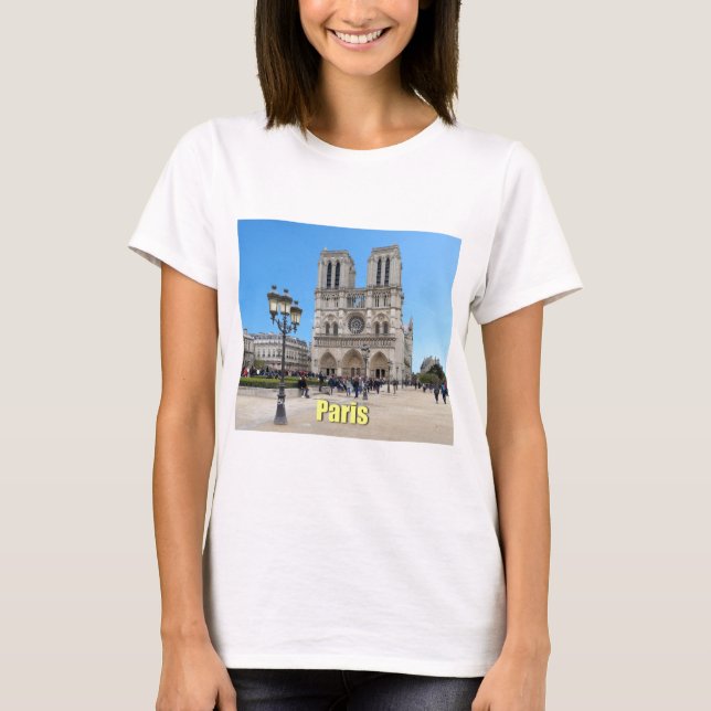 PARIS Notre Dame Tee Shirt (Framsida)