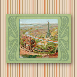 Paris Nouveau Postcard Vykort