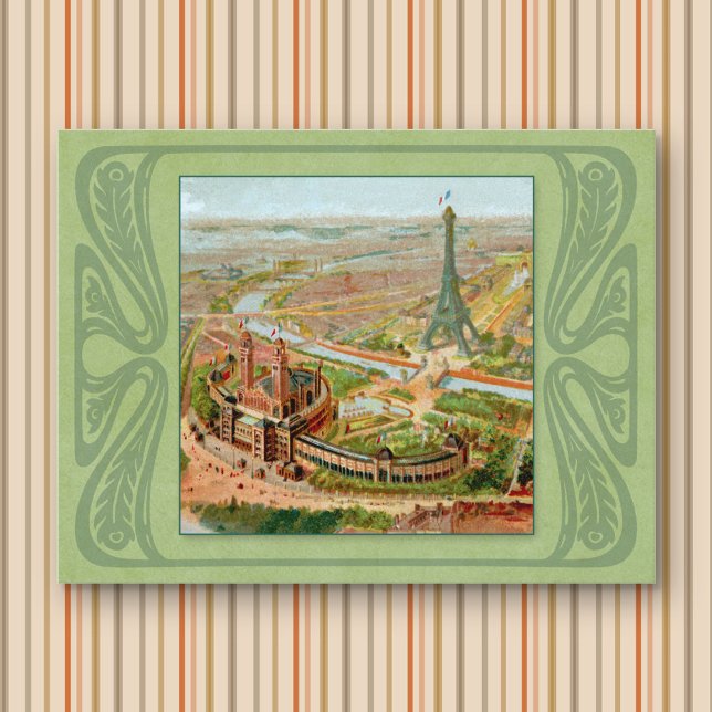 Paris Nouveau Postcard Vykort (Skapare uppladdad)