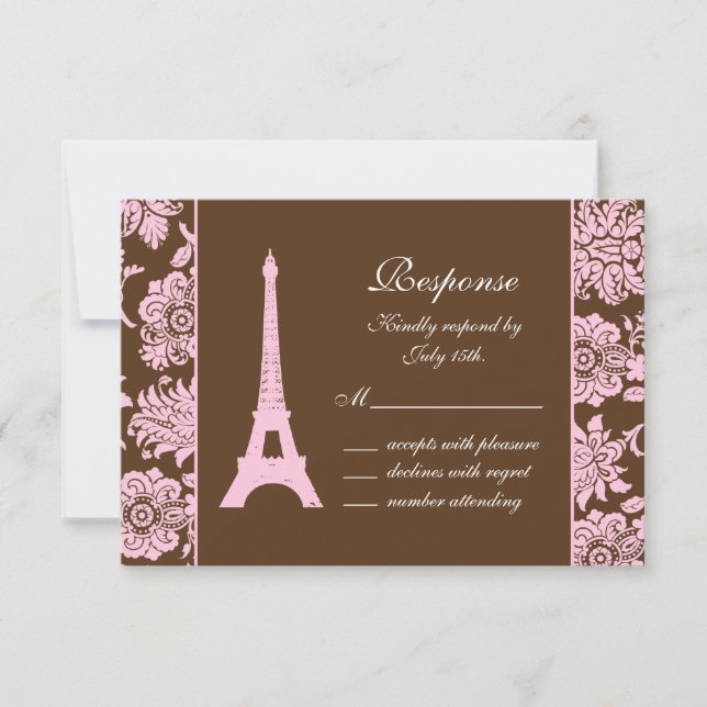 Paris och Chocolate OSA Kort (Framsida)