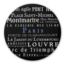 Paris och dess landmärken knopp