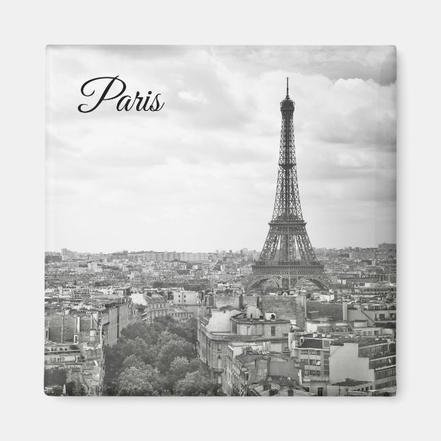 Paris och Eiffel Torn Magnet (Framsidan)