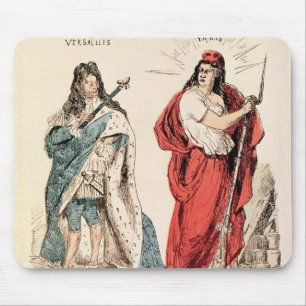 Paris och Versailles som att glo på varje annan, Musmatta