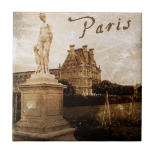 Paris of Olde - panel Kakelplatta