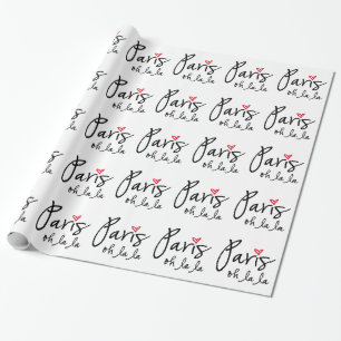 Paris oh lala presentpapper