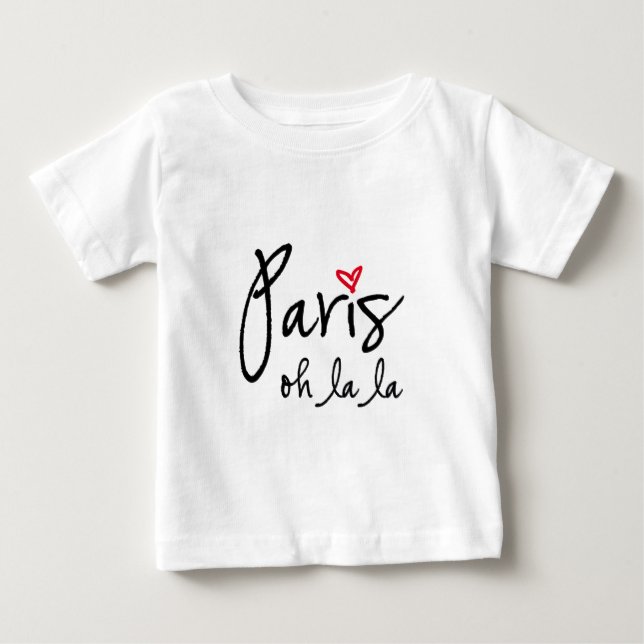 Paris oh lala t-shirt (Framsida)