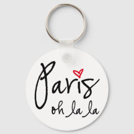 Paris oj då nyckelring