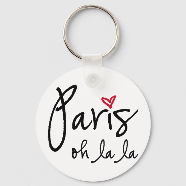 Paris oj då nyckelring (Framsida)