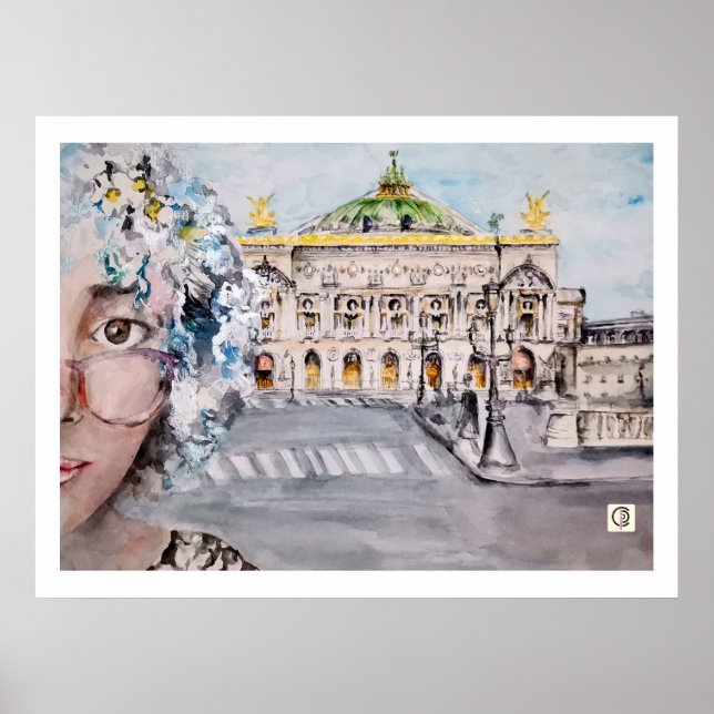 París. Opera Garnier Poster (Framsidan)