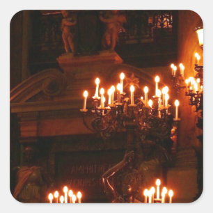 Paris Opera House/Palais Garnier Fyrkantigt Klistermärke