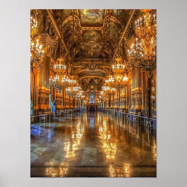 Paris Opera House Poster (Framsidan)