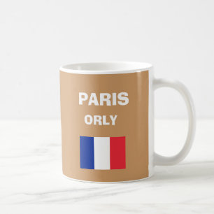 Paris Orly CDG Airport Mugg