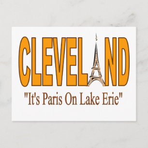 Paris på den Lake Erie vykortet Vykort