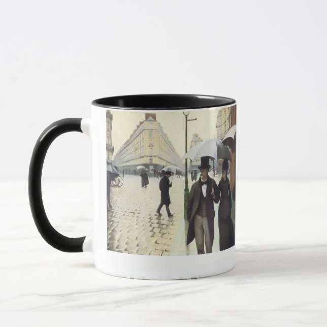 Paris, på en Rainy Day Mugg (Vänster)