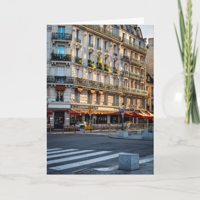 Paris på morgonen kort (Framsida)