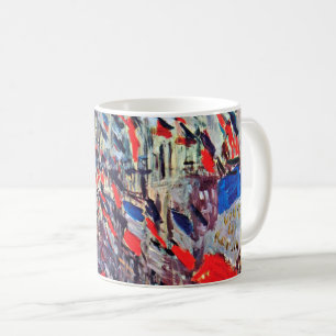 Paris på nationaldagen, Claude Monet Kaffemugg
