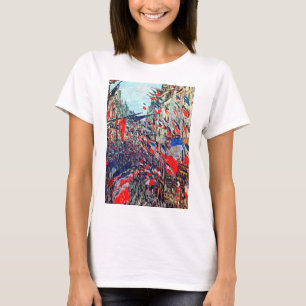 Paris på nationaldagen, Claude Monet T Shirt