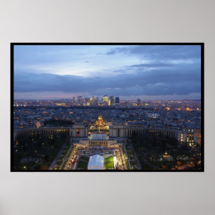 Paris på natten poster