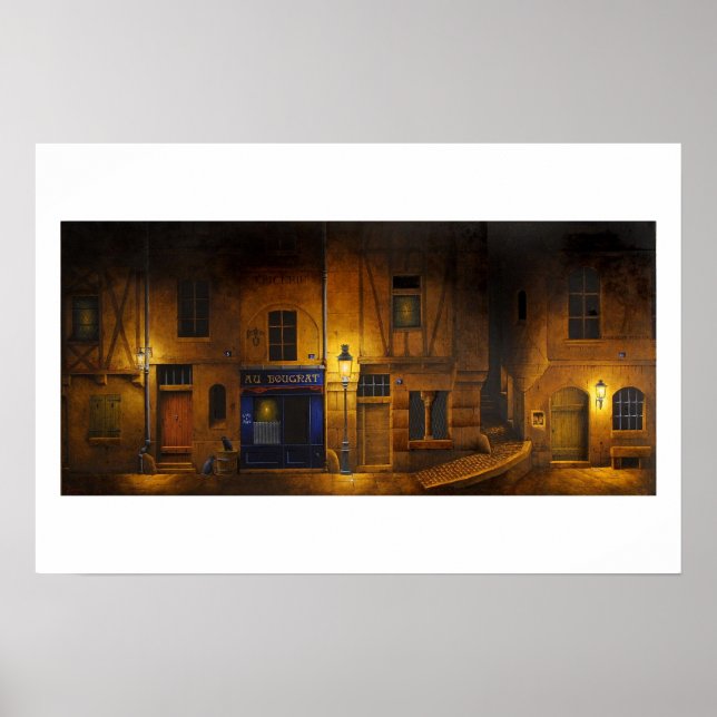 Paris på natten poster (Framsidan)