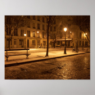Paris på Nattens Poster