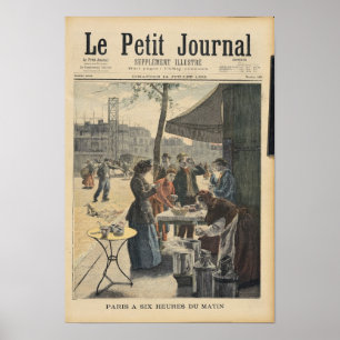 Paris på sex klockan i morgonen poster