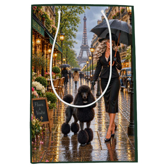 Paris på våren Standard Pudel (Framsidan)