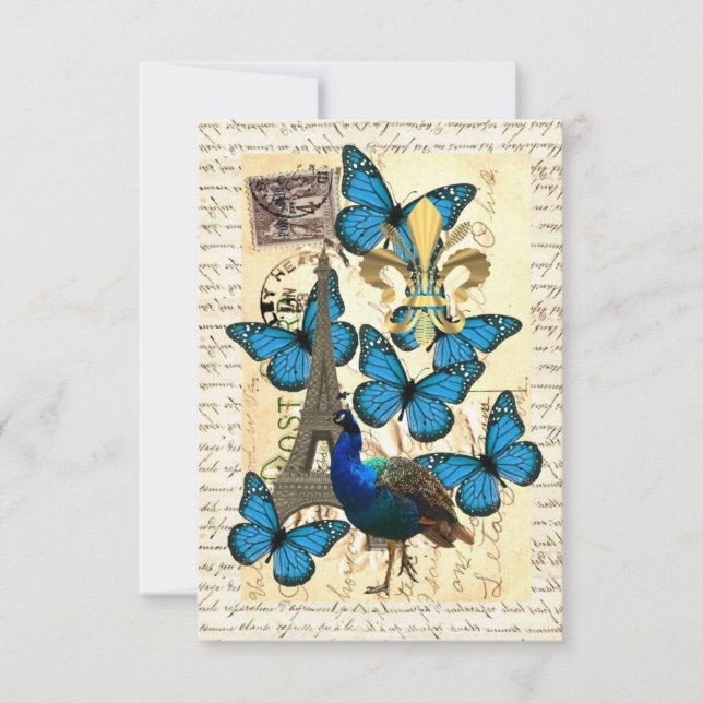 Paris, påk och fjärilar (Framsida)