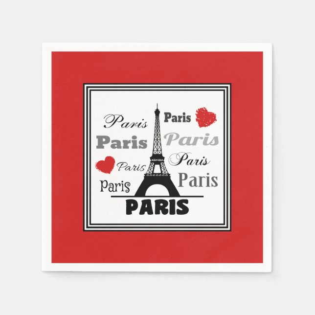 Paris Pappersservett (Framsidan)