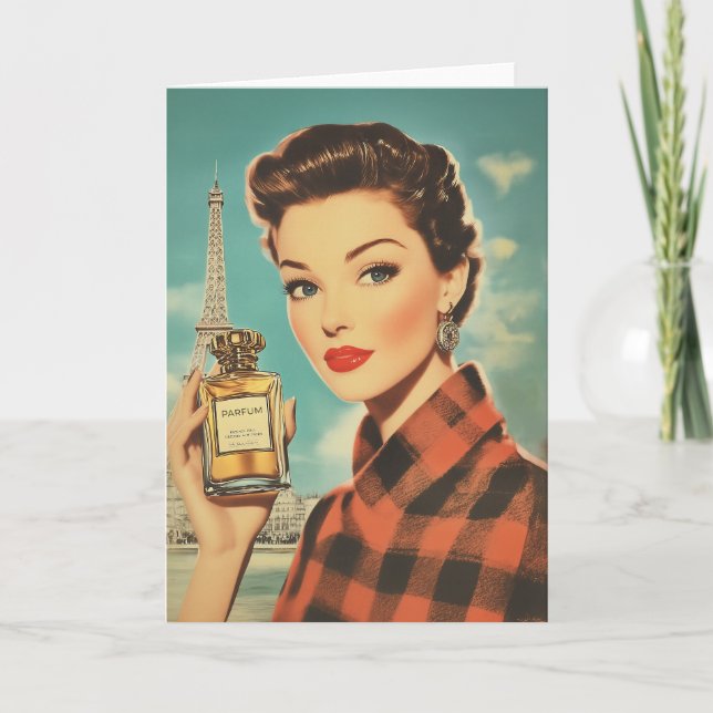 Paris Parfym Ad Elegance Inbjudan (Framsida)